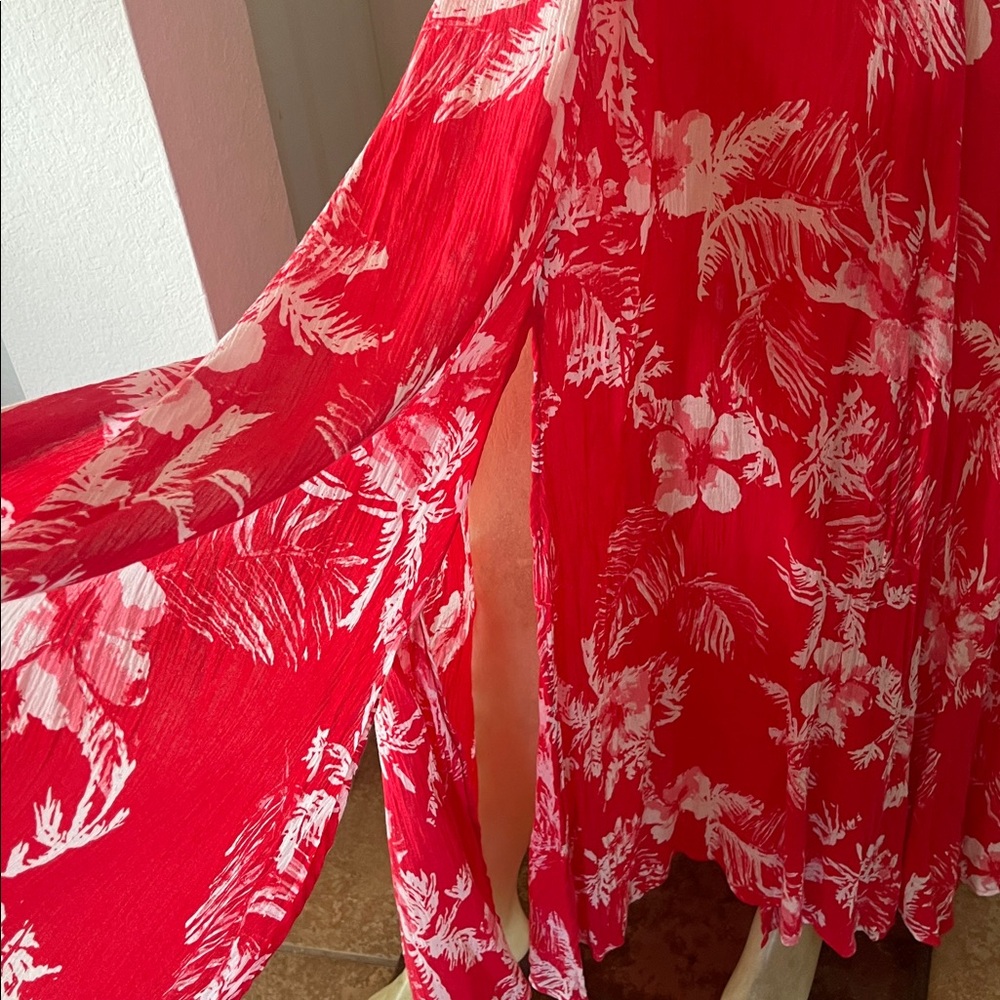 Boho Free People Open Sided Maxi Dress - Picture 3 of 8
